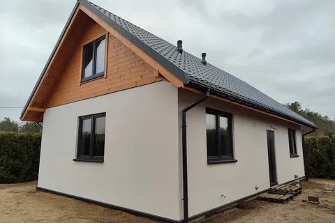 Projekt domu drewnianego — Dom Wrzosowa