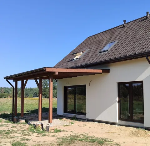 Dom drewniany — realizacja Zrealizowane domy szkieletowe, Ostróda i okolice (42)