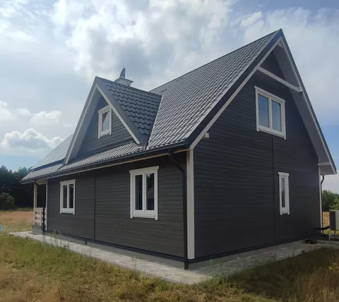 Dom drewniany — realizacja Zrealizowane domy szkieletowe, Ostróda i okolice (53)