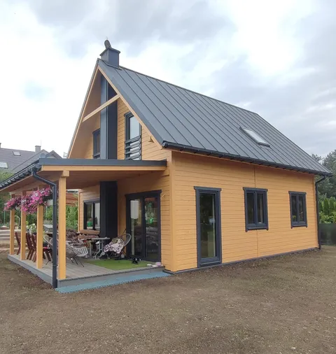 Dom drewniany — realizacja Zrealizowane domy szkieletowe, Ostróda i okolice (65)