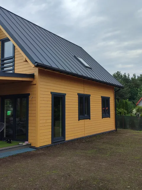 Dom drewniany — realizacja Zrealizowane domy szkieletowe, Ostróda i okolice (70)