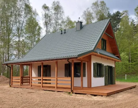 Dom drewniany — realizacja Zrealizowane domy szkieletowe, Ostróda i okolice (87)